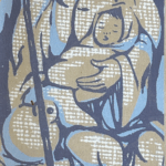 (click) Behold the Shepherd Comes 4"x9"